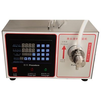 반자동 기어 펌프 충전 기계 1ml-500ml 충전 부피