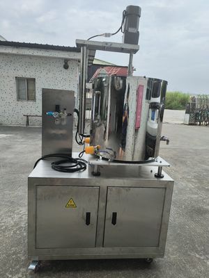 크림용 세르보 듀얼 헤드 필링 머신 5KW 80L 드럼 부피